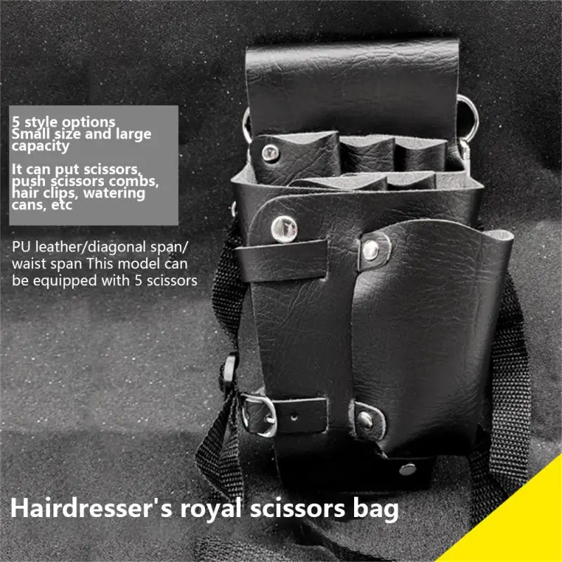 Hairdressing Holster Pouch Easy To Take Small Body Individualized Creativity Fashion Hair Salon Products Scissors Bag Crossbody