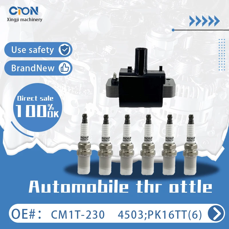 

a set of Xingji 6 Ignition Coil Packs and Spark Plugs For V6 3.3L Nissan Pathfinder Frontier Infiniti 1997-2004 #CM1T-230 CM1T23