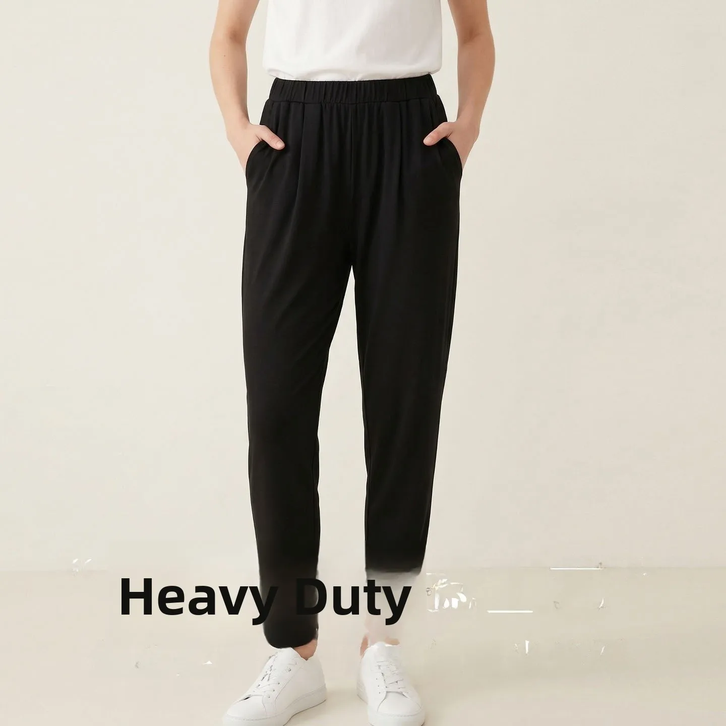 Tangge Twisted Silk Straight Leg Casual Pants Comfortable Breathable Drapey Long Women's Loose Fit Wide Leg Trousers
