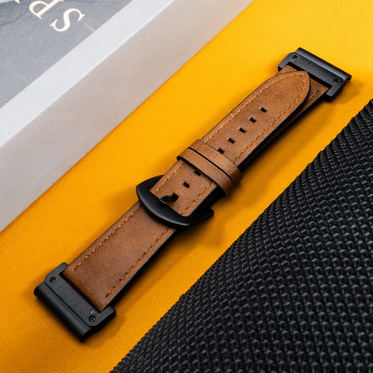 For Garmin Fenix 8 7X 7 Pro Fenix 6X 6 5X 5Plus Tactix 7 Leather+Silicone Bracelet Fenix 8 Band 47mm 51mm 22mm 26mm Strap
