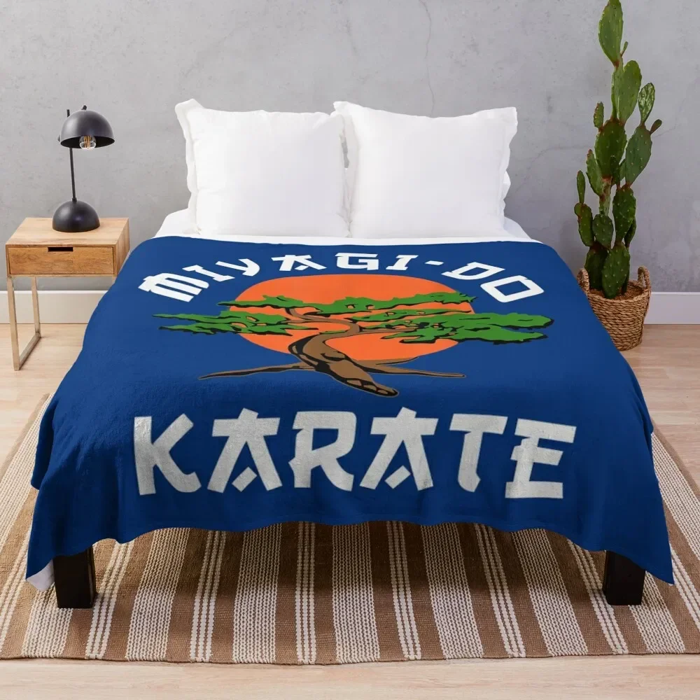 Vintage Miyagi-DoKarate Bonsai Tree Throw Blanket Flannels Moving Hairy Blankets