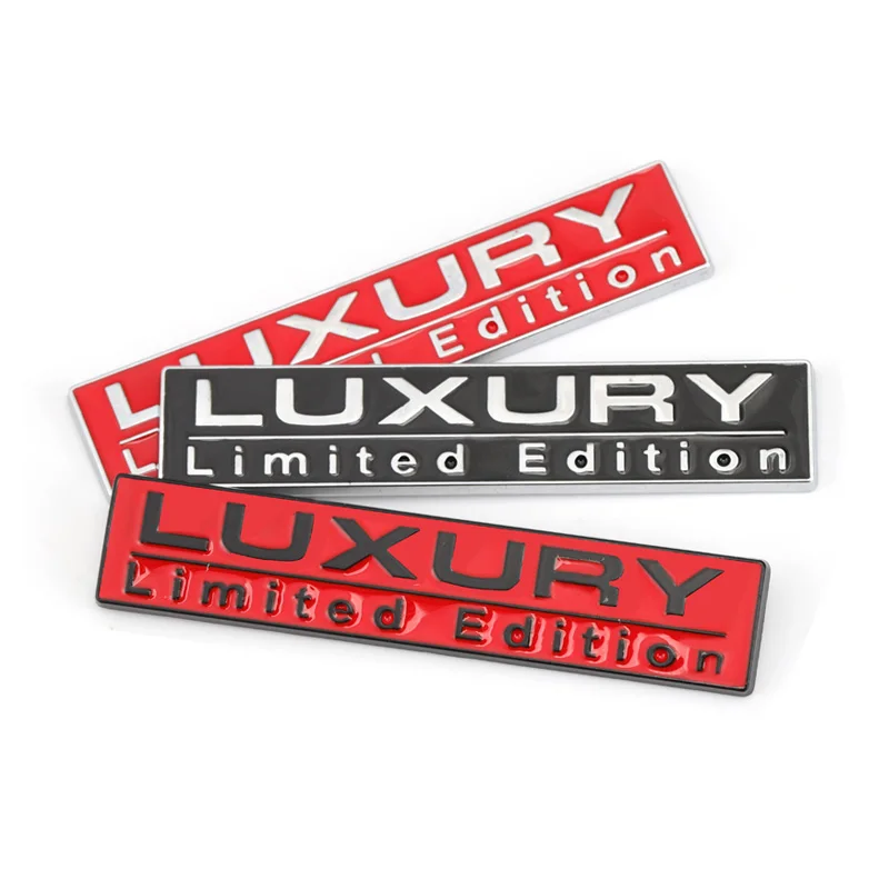 Luxury Limited Edition Logo Car Sticker for Jeep Compass Patriot Renegade Ford Chevrolet Silverad RAM Hummer Land Rover LR4 HSE