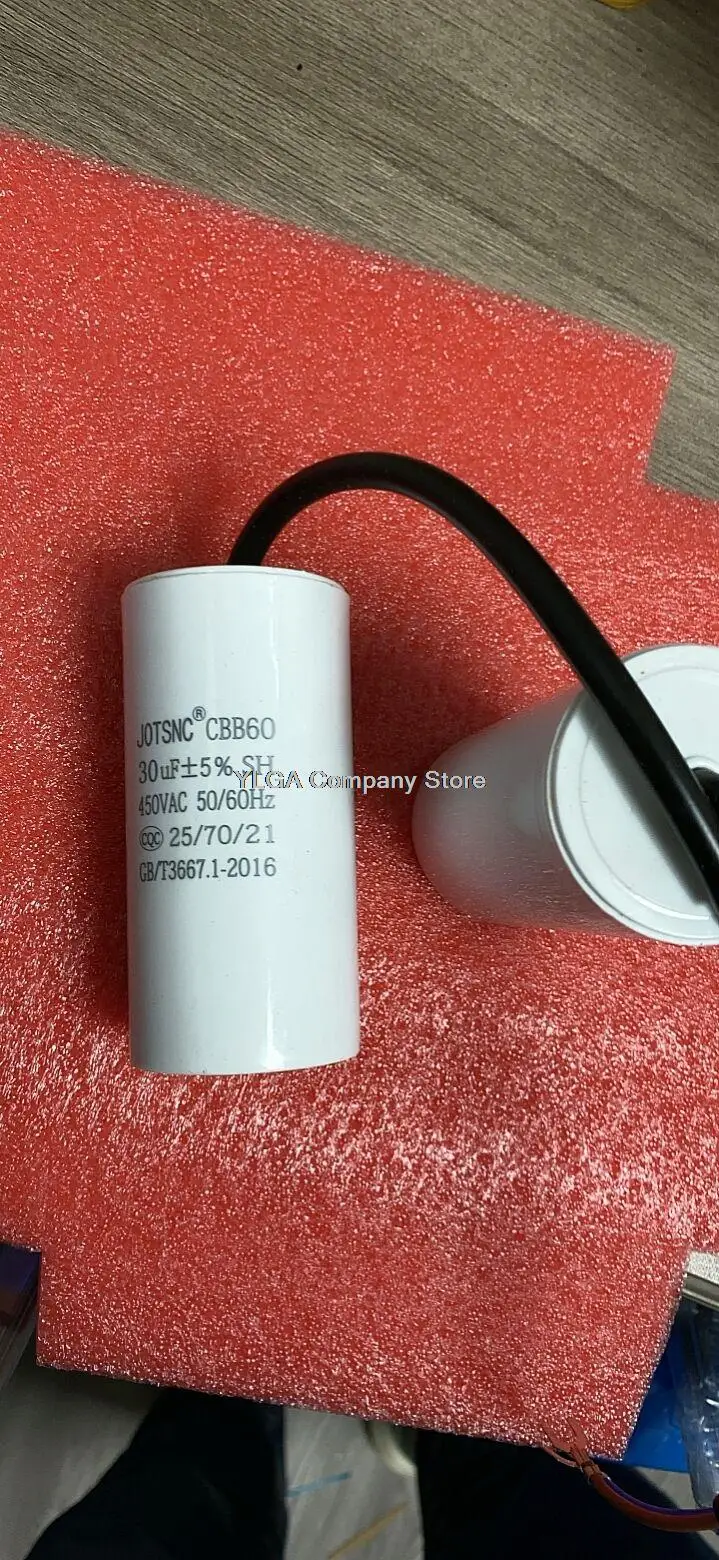 Start capacitor CBB60 washing machine capacitor 4/5/6/8/10/15/20/25UF pump dry dehydration 450V