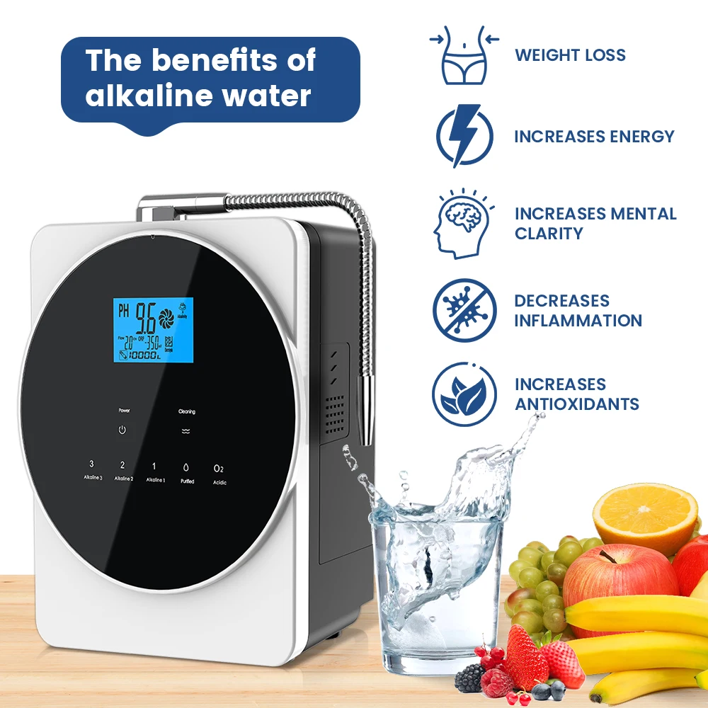 PH Water Machine Household High PH Japanese Kangen Water Alkaline Machine Platinum Coating Ionizer Water Machine