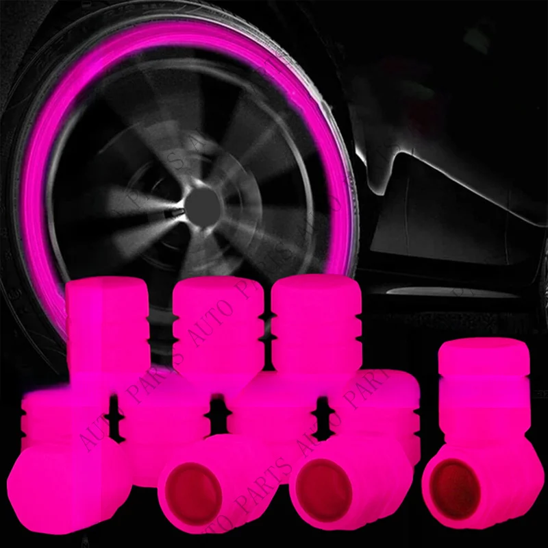 A+ for 12X Universal Glowing in Dark Fluorescent Car Tire Valve Caps Cover Accessories view 3