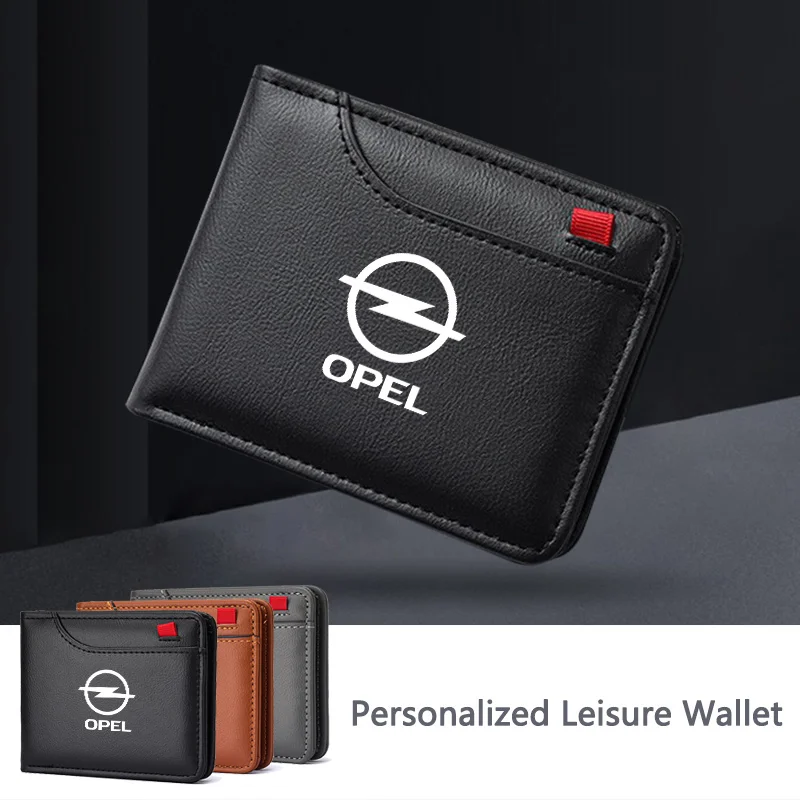 جديد جلدية سيارة سائق غطاء حامل معرف بطاقة الائتمان المحفظة لأوبل أسترا j إنسيجنيا أسترا g كورسا زافيرا b موكا فيفارو ميريفا #2