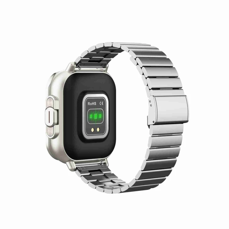 Großhandel 2,01 Zoll 2 in 1 Bluetooth-Kopfhörer Stahlband Smartwatch, Unterstützung Gesundheits überwachung/NFC