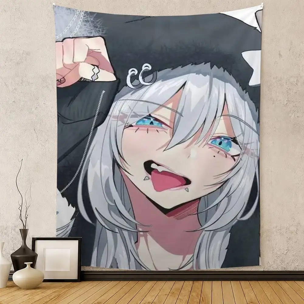 Haimiya-senpai wa Kowakute Kawaii Haimiya Mio  Flag Digital Printing Banner for Garage Wall Out Door Decoration