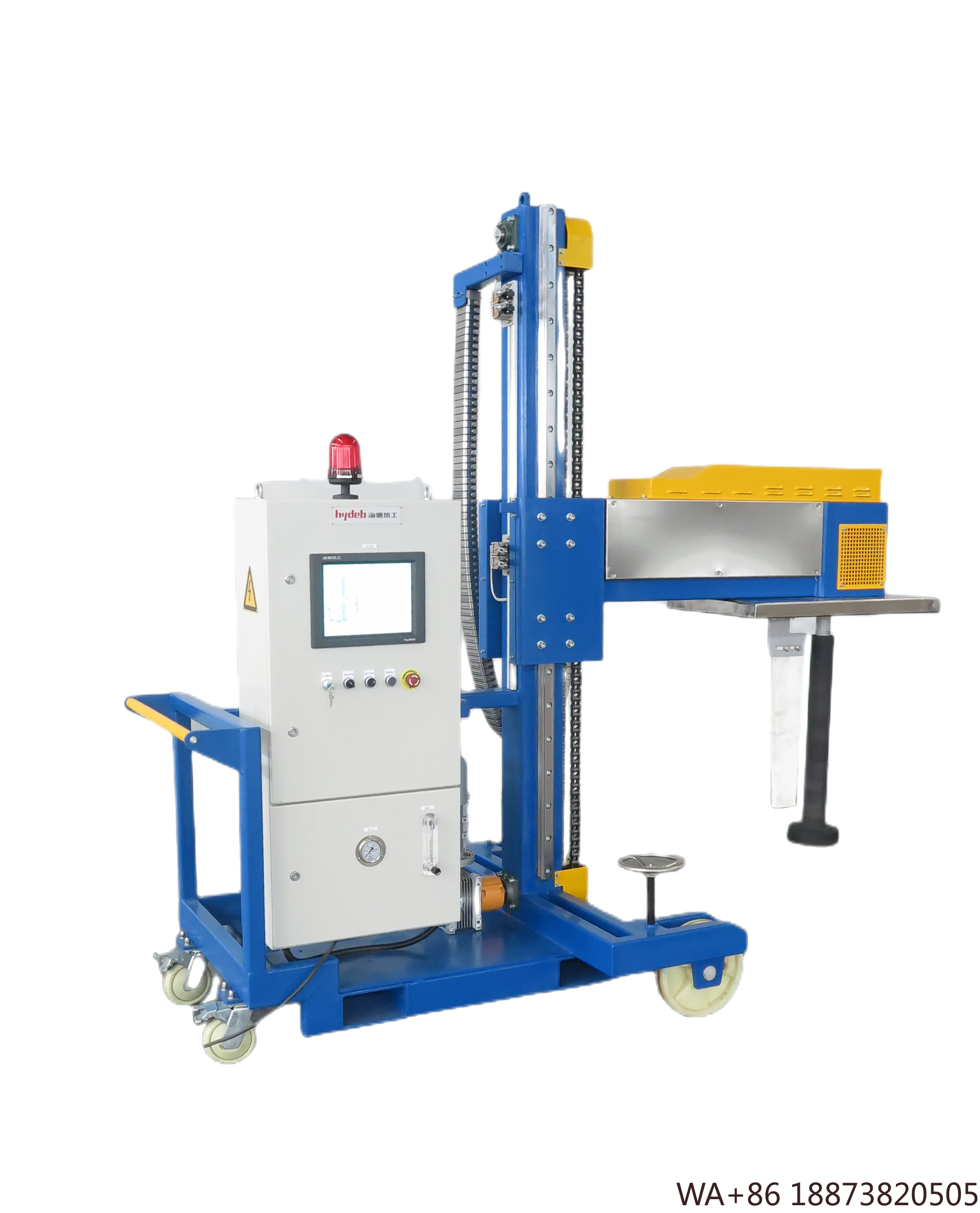 معدات التفريغ والتدفق الدوارة من الألومنيوم مع دوار الجرافيت وعمود للنقاء المنصهر #2