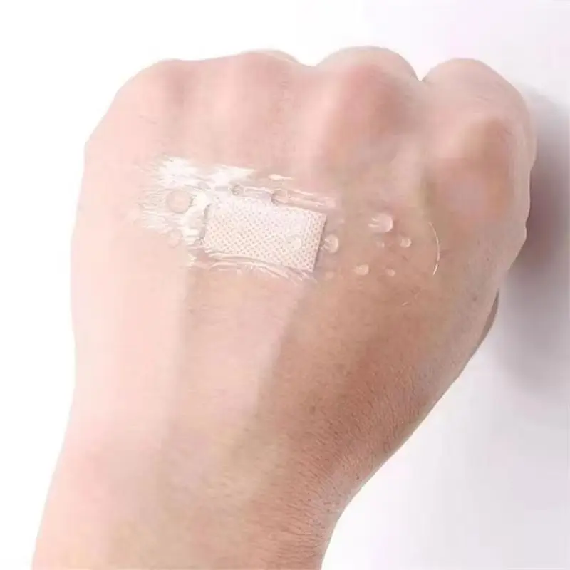 100pcs/set Waterproof Band Aid Transparent Skin Wound Dressing Patch Plaster First Aid Strips Breathable Adhesive Bandages Tape