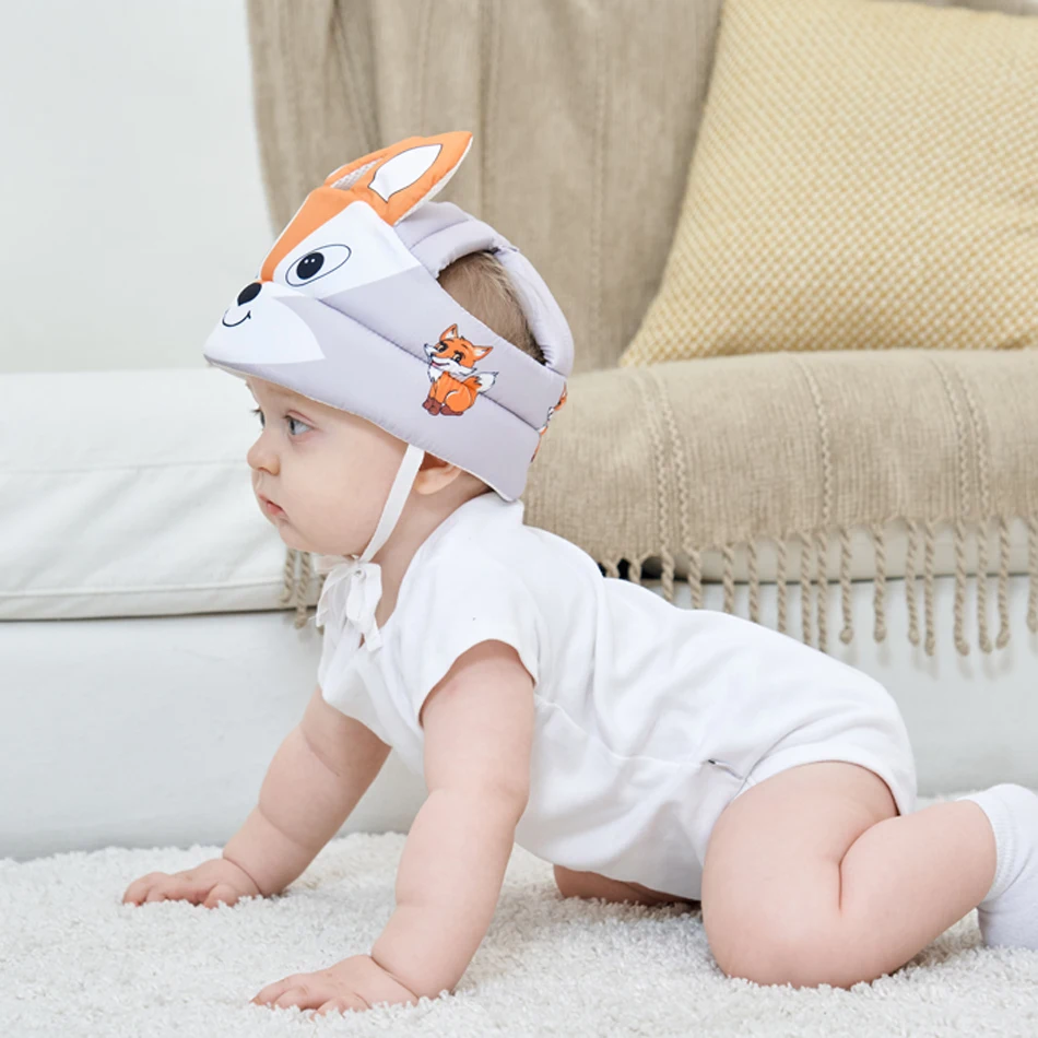 Casco de seguridad de posición, sombrero de protección para la cabeza, almohadilla anticaída para bebé, aprender a caminar, gorra de choque, protector ajustable