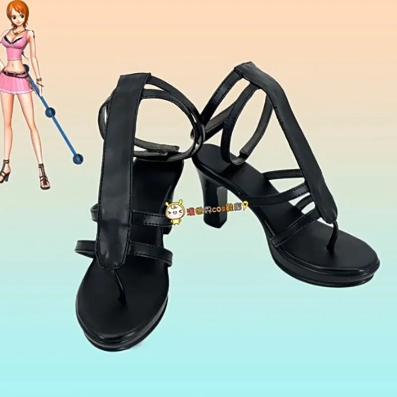 

Anime ONE PIECE Nami Cosplay Shoes Game Comic Cosplay Costume Prop Shoes for Halloween Party Accessories