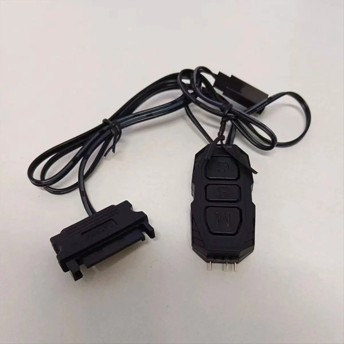 A10I ARGB Controller Cable 5V 3 Pin RGB Controller SATA Power Supply Light Strips Controller Cable for PC Motherboards