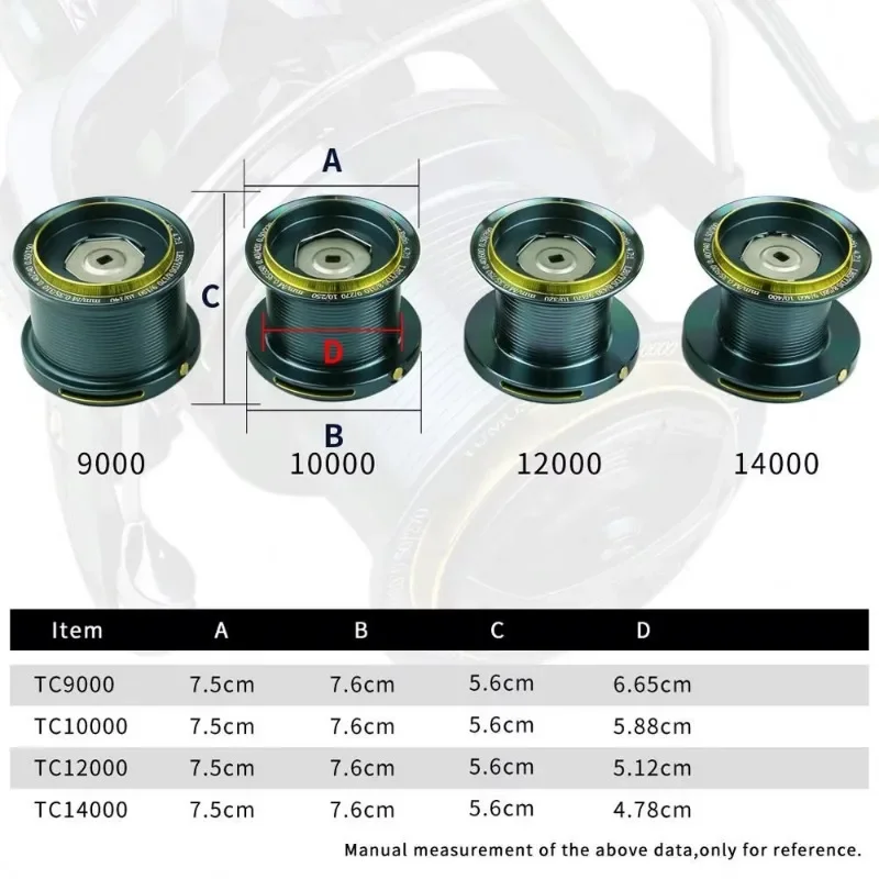 بكرة صيد معدنية عالية الجودة 10 + 1bb 30 كجم أقصى سحب 9000 10000 120000 بكرة صيد ركوب الأمواج 14000 بكرة تصيد للمياه المالحة #3