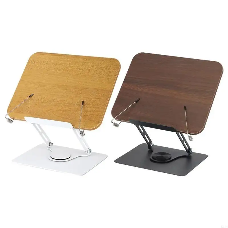 Hands Book Stands Height Angles Adjustable Book Holder Bookstand with Page Paper Clip for Student Kid Textbook K92C