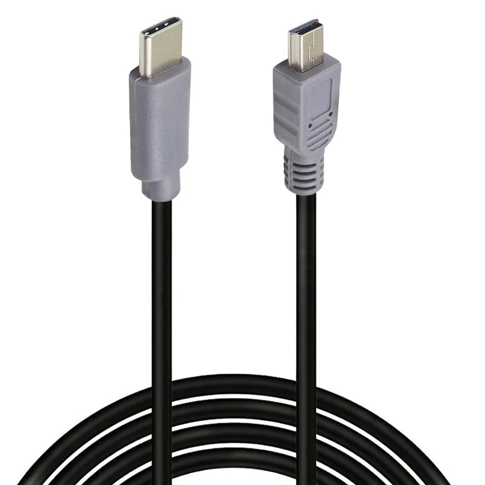 90 stopni kąt prosty USB3.1Type-C OTG do Micro Mini USB OTG z męskiego na męskie Data ładowania kopiowania danych kabel Adapter przewód 25cm 1m