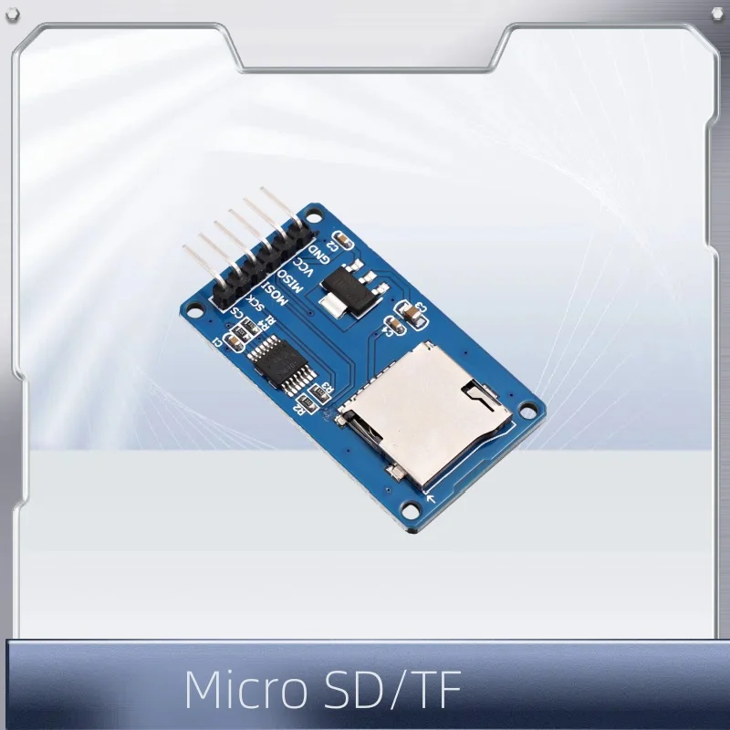 2PCS, Mini-Modul DE Carte SD, Carte Micro SD-Modul TF, Memory-Modul für den Arduino-Arm avr