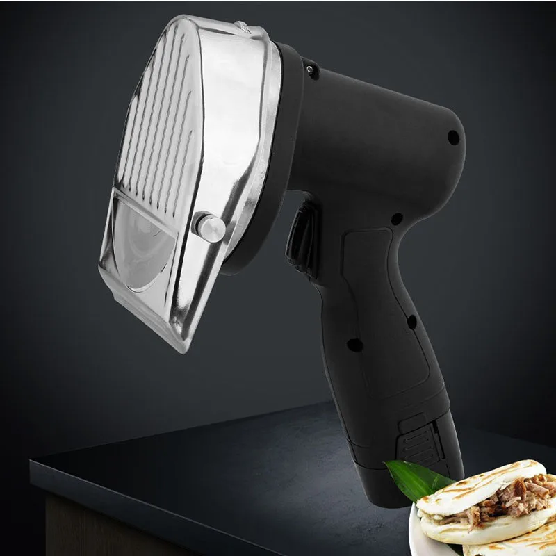 Rechargeable Handheld Doner Kebab Cutter Stainless Steel Electric Shawarma Meat Slicing Knife for Restaurant view 2