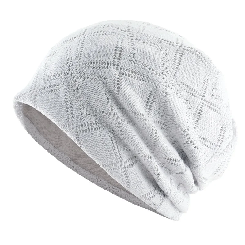 Lightweight Japanese-style artistic beanie, versatile and face-flattering, for spring and summer, with a casual