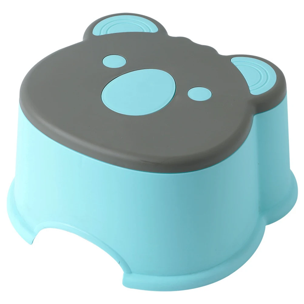 

Non-slip Kids Stool Cute Cartoon Animal Shape Small Bench Low Seat Plastic Chair Comfortable Smooth Surface Anti-skid