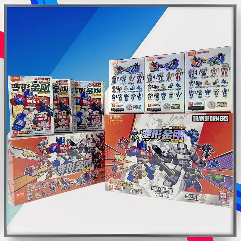 

Робот-трансформер BLokees Defend Version 5,5 см Wave1 Optimus Prime Megatron Ironhide Thundercracker Робот-игрушки для детей