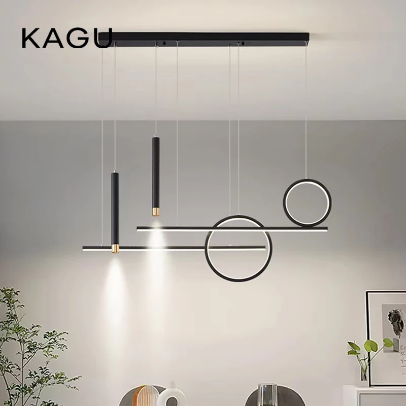 Minimalistische Lampen LED-Leuchten Pendelleuchten für Wohnzimmer, Arbeitszimmer, Esszimmer, Schlafzimmer, Heimdekoration, Lampen, Innenbeleuchtung, Hängeleuchten