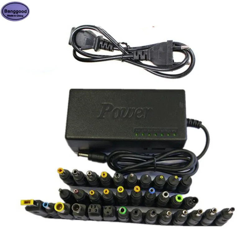 

34Pcs Detachable Plugs Universal Power Adapter 96W 12V To 24V Adjustable Charger Laptop Power Supply Adapter with AC Power Cable