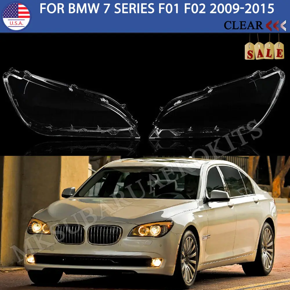 

Headlight Headlamp Lens Cover For BMW 7 Series F01 F02 740i 750Li 760i 2009-2015