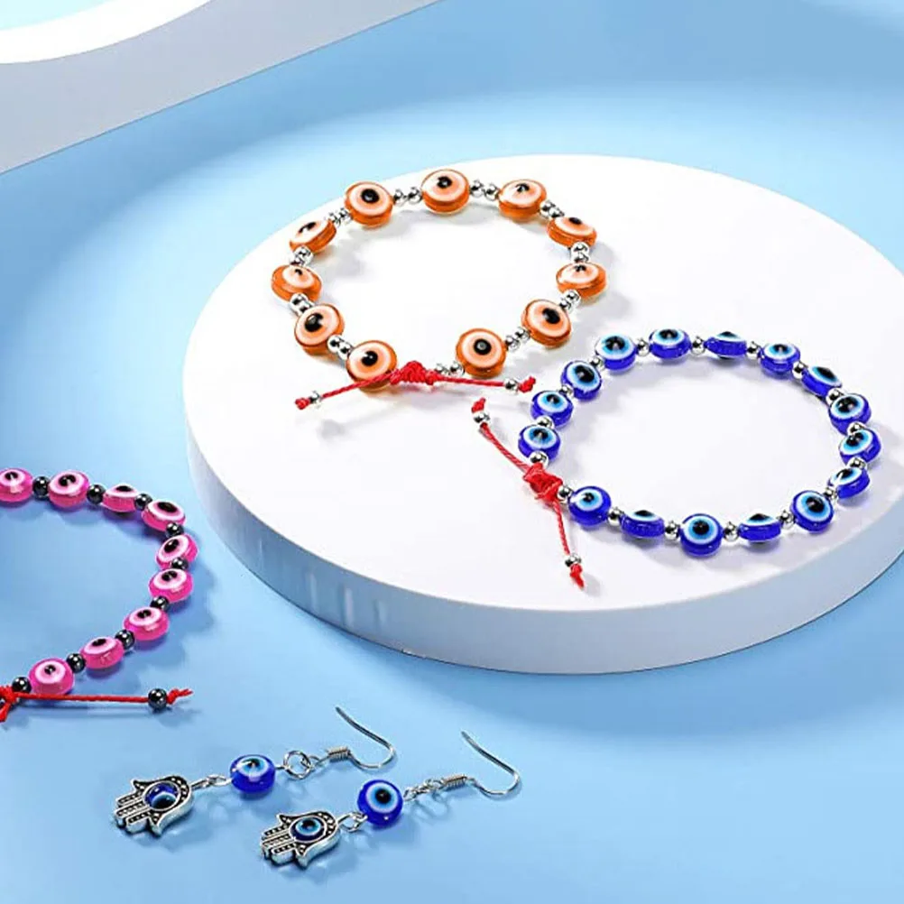 

Resin Eye Beads Pattern Craft Necklace Bracelet Making Accessories Colorful DIY Jewelry Supplies Loose Beads H made Projects