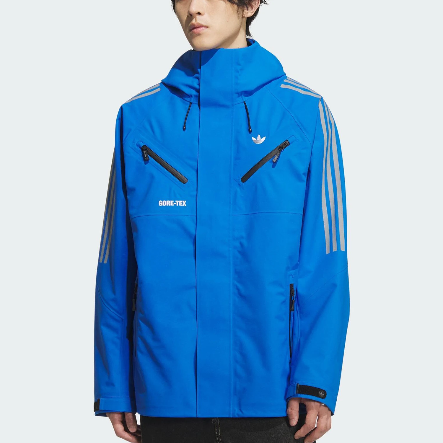 Adidas genuine clover men's hooded durable casual daily jacket KA3942