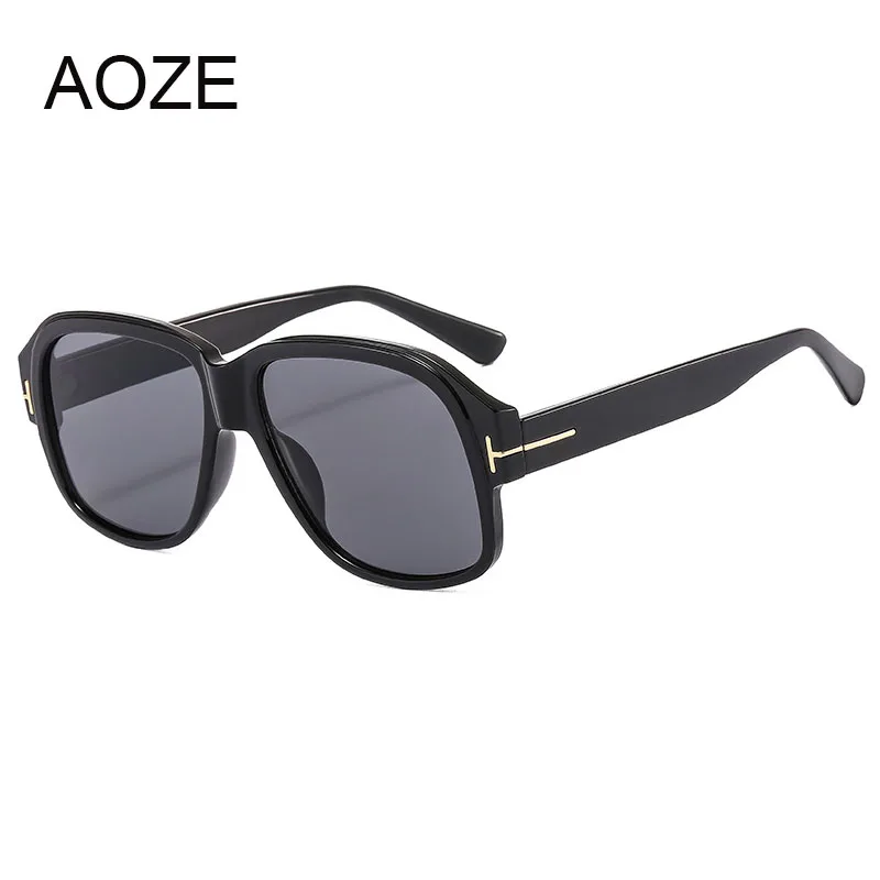 

2022 Black Square Tom Sunglasses Women Big Frame Colorful Sun Glasses Female Mirror Oculos Unisex Gradient Hip Hop Shades UV