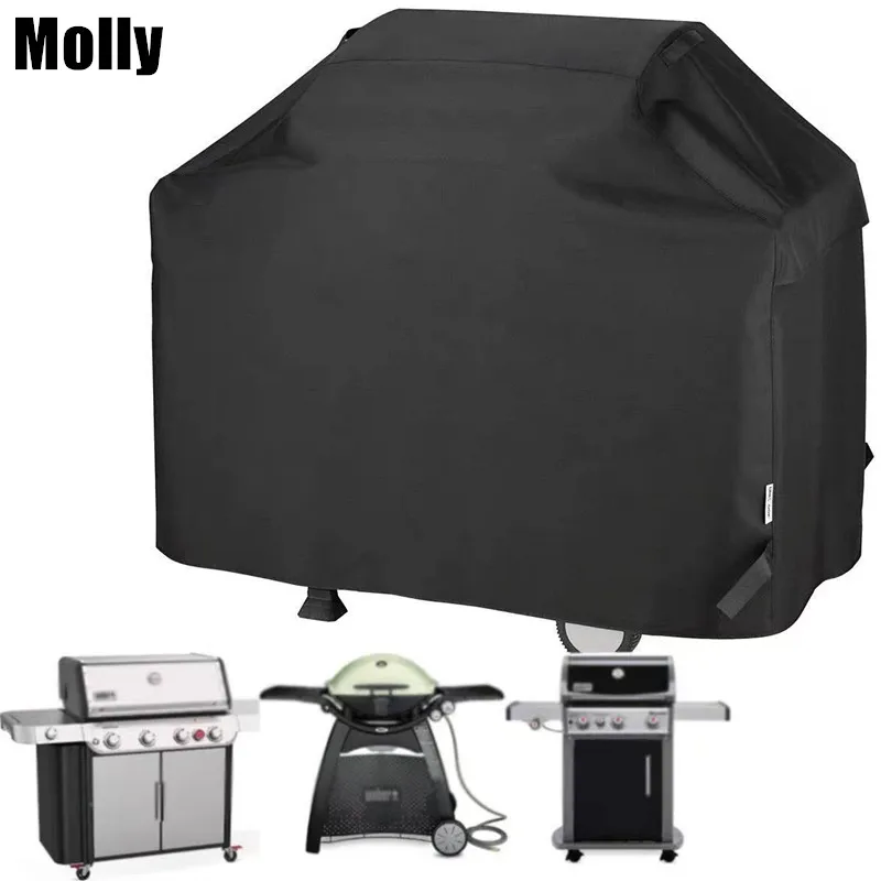 Grillabdeckung für Gasgrills, Outdoor-Grillabdeckung für Verschiedene Grilltypen, 420D Oxford-Gewebe, Wasserdicht, Sonnenschutz