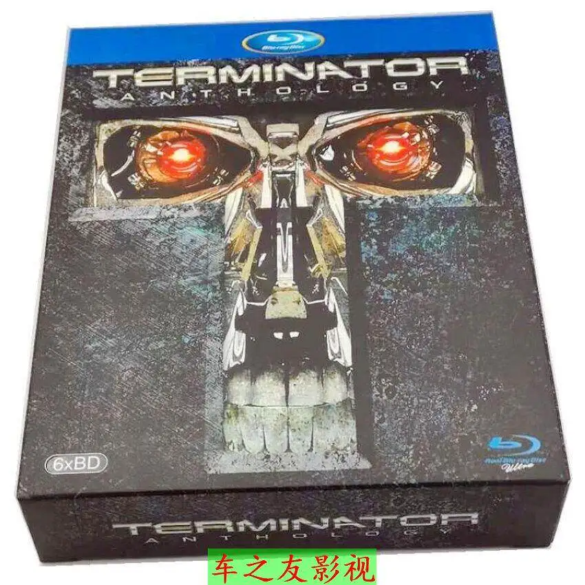 

Blu-ray Disc Set for The Terminator 1-6 Sci-Fi Movie Collection Boxed DVD