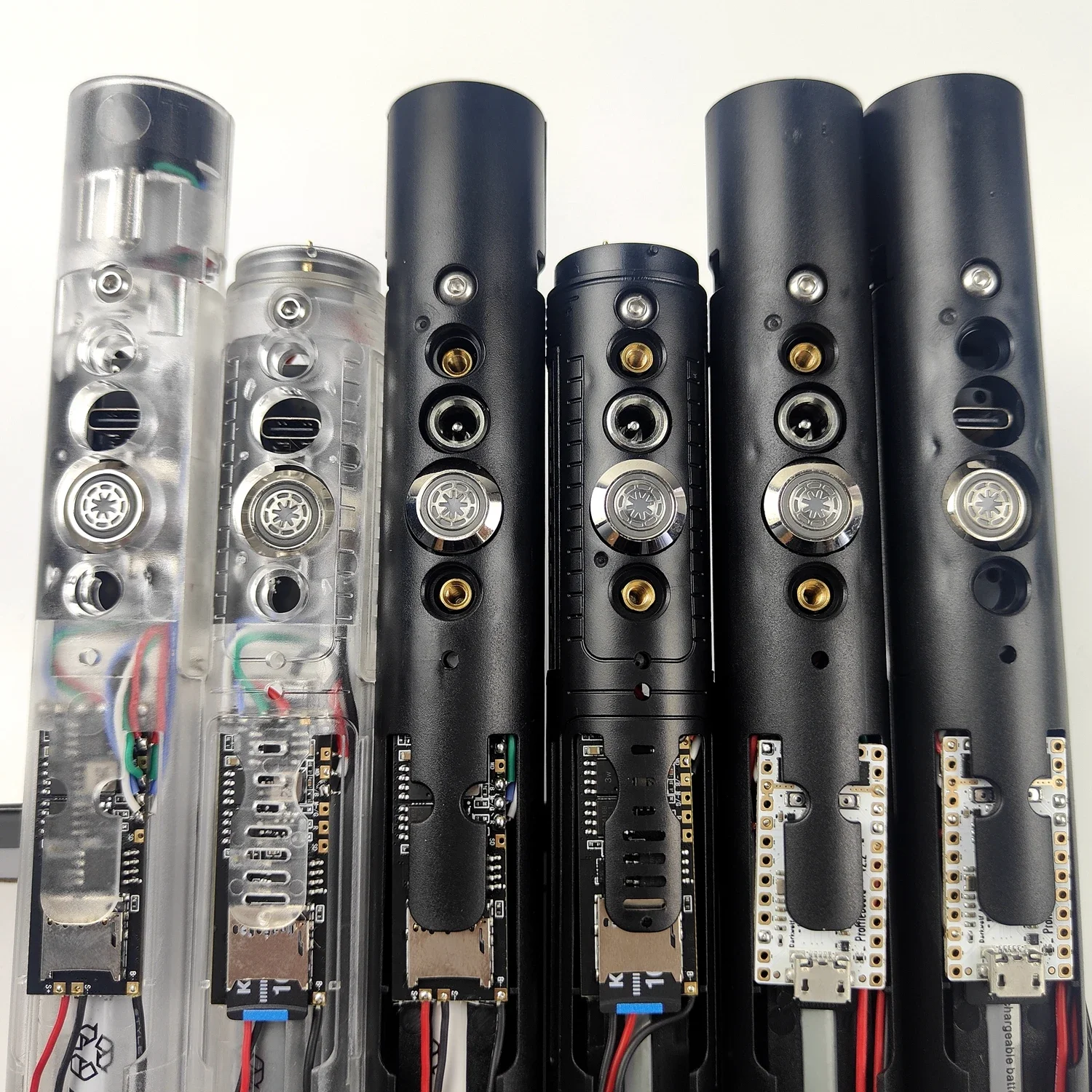 مجموعة ألواح الصوت Punksber Lightsaber ، RGB ، NeoPixel Core ، Xeno ، كل التأرجح السلس ، ليزر إلكتروني