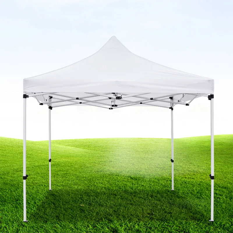 White Tent Canopy Awning Surrounding Cloth Stall Advertising Shelter Folding Sunshade Canopy Outdoor Rainproof Canopy No Frame