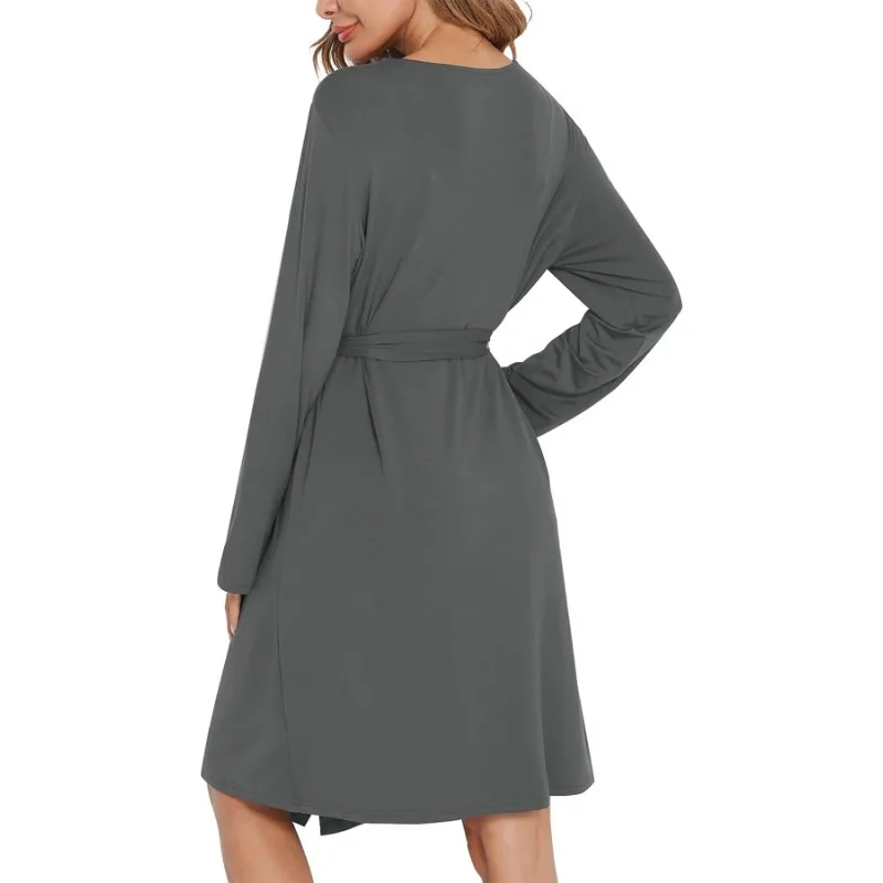 Camisón de dos piezas para mujer, ropa de maternidad europea y americana, conjunto de otoño