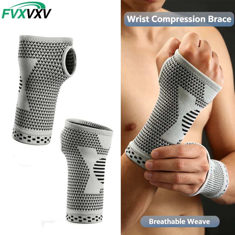1 Stück Handgelenk-Kompressionsbandage für Frauen & Männer - Rutschfeste Unterstützung bei Gelenkschmerzen, Muskelregeneration, Arthritis und zur Verletzungsentlastung