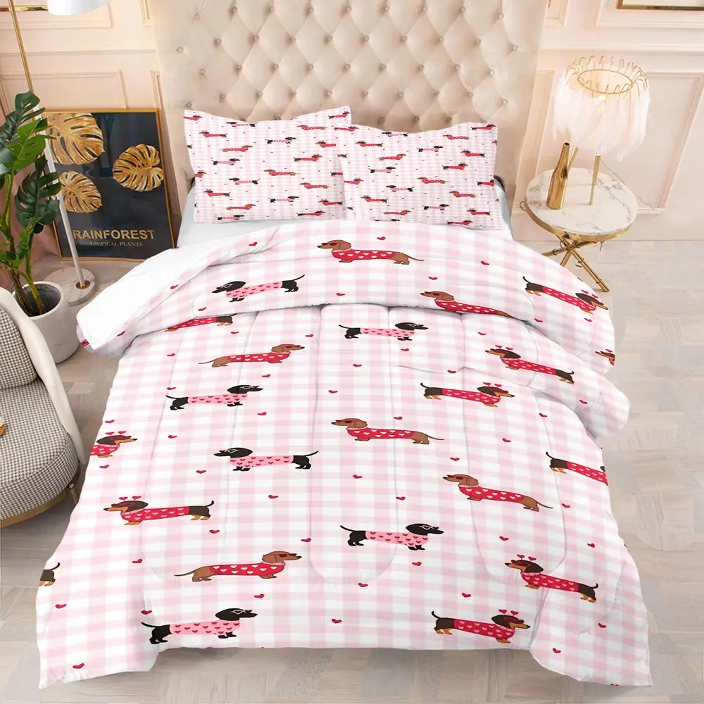 UK Flag Lion Face Print Comforter Set Quilt Bedding Set Pillowcase British Style Man Cave Warm Bedding Kit