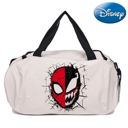 Spiderman Travel Bag Disney Marvel Cartoon Printed Luggage Bags Outdoor Camping High Capacity Backpack Oxford Cloth Gym Bags