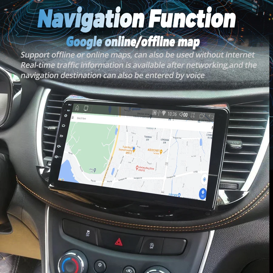 Rádio do carro para chevrolet rastreador 2017 128gb android 14 tela 2din carro multimídia gps autoradio bt player de vídeo unidade principal estéreo