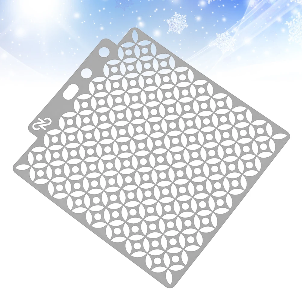 

Lace Ruler Hollow Out Stencil Drawing Templates Stencils for Painting Sturdy Reusable