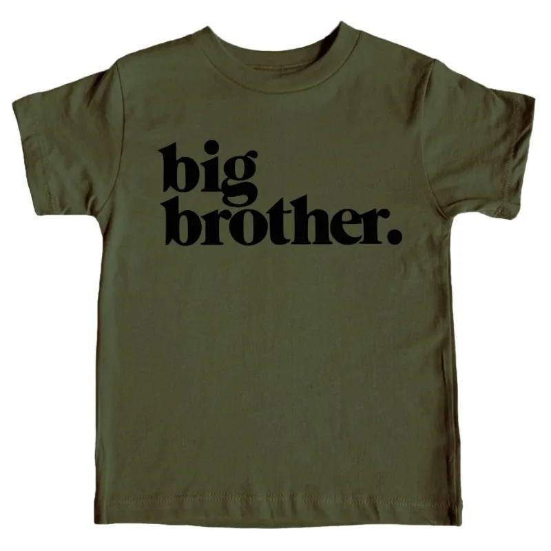 2024 Summer Children\'s Big Brother Printed T-shirt for Men and Boys T-shirt for Girls Comfortable Casual Children\'s Wear