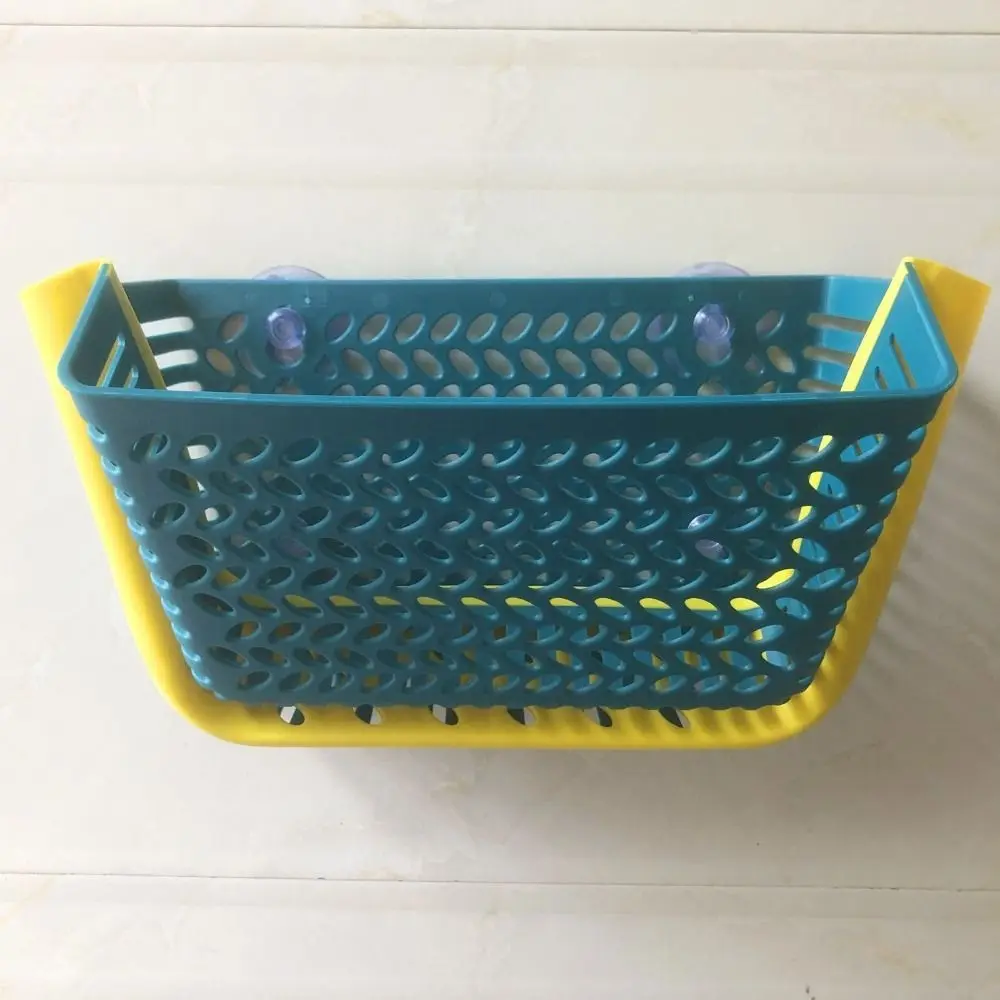 Plastic Poolside Storage Basket Hanging Large Swimming Pool Storage Basket Resistant-proof Folding Pool Organizer Storage