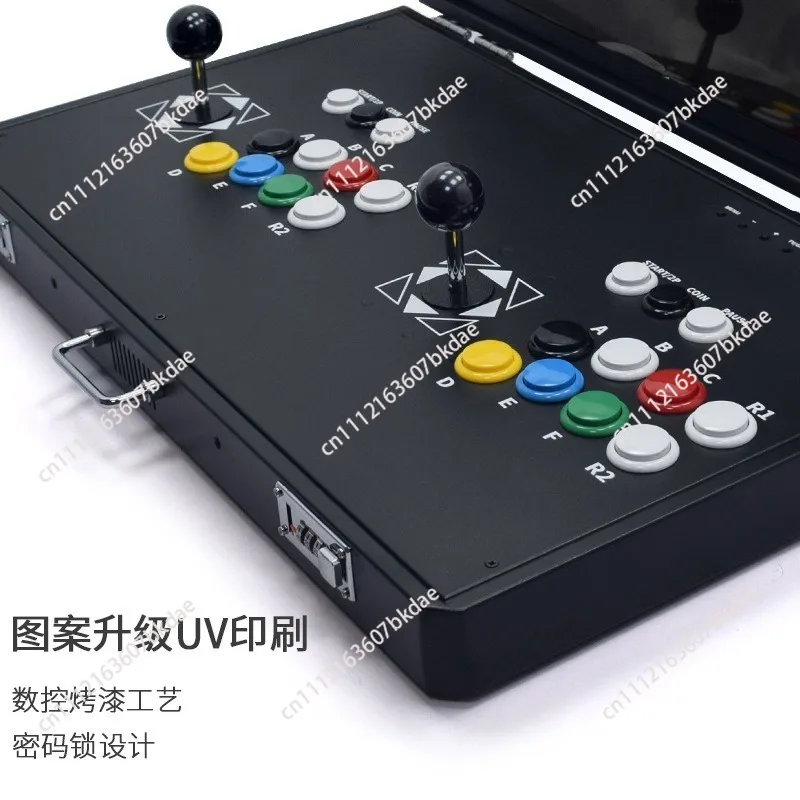 24 Inch Arcade Fighting Stick Double Player 2 In 1 Pandora Box Game Console Home Pedestal Machine
