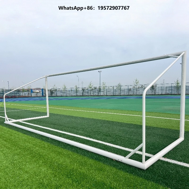Heavy Duty Aluminum Steel Soccer Football Goal 24x8 Post with Net Professional Outdoor Indoor Training Portable Soccer Goals