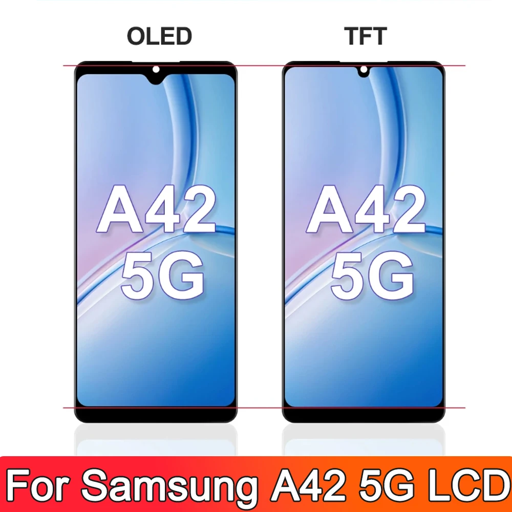 6.6\'\' AMOLED For Samsung Galaxy A42 5G LCD A426B Display Touch Screen Digitizer Replace For Samsung A426 A426B/DS LCD With Frame