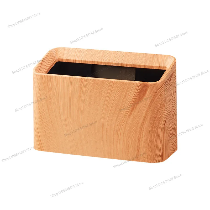 For Square Uncovered Desktop Trash Can Living Room Office Double-layer Simple