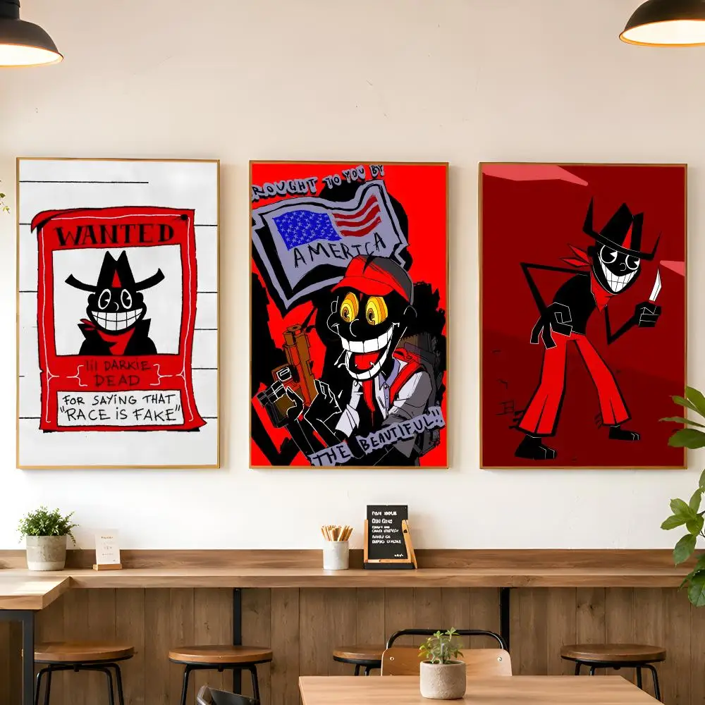 Rapper L-Lil D-Darkie Poster Matte Wall Peel And Stick Decor Bedroom Living Room Office Dorm Home
