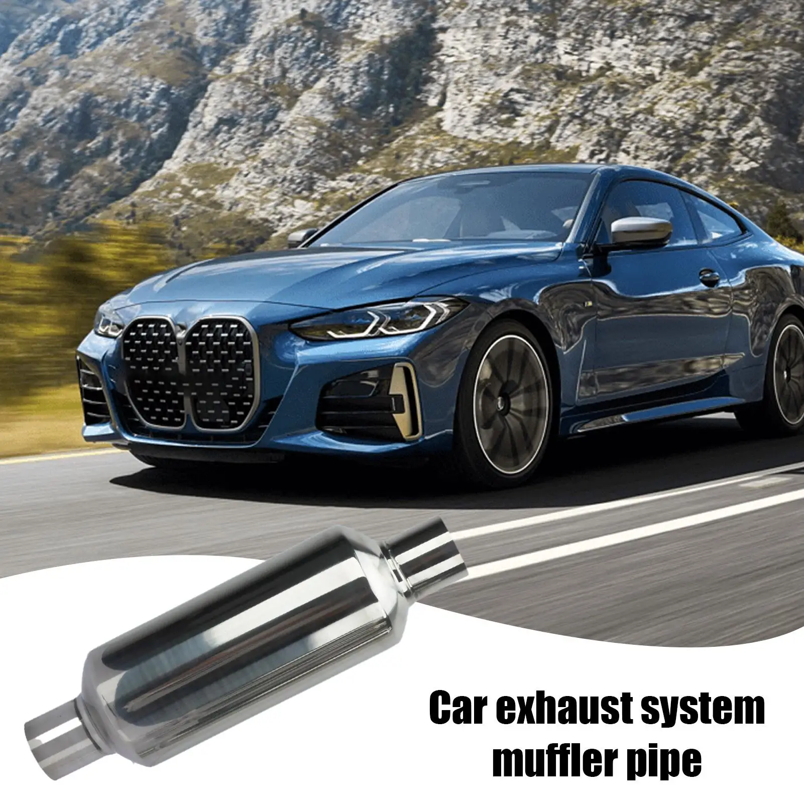 

Muffler Exhaust Car Exhaust System Muffler Pipe Automotive Replacement Parts for Reduce Engine Noise Racing Quiet Driving Pipes