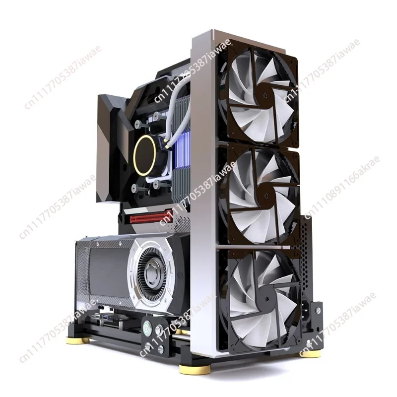 Aluminum alloy, open chassis rack test platform